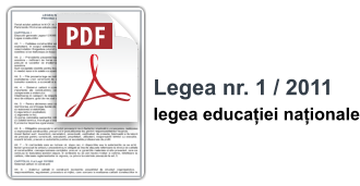 Legea nr. 1 / 2011  legea educației naționale