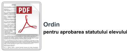 Ordin  pentru aprobarea statutului elevului