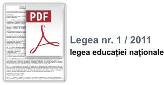 Legea nr. 1 / 2011  legea educației naționale