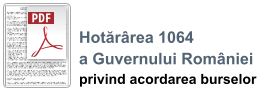 Hotărârea 1064  a Guvernului României privind acordarea burselor
