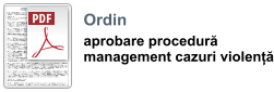 Ordin  aprobare procedură  management cazuri violență