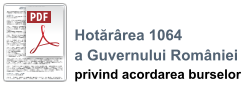 Hotărârea 1064  a Guvernului României privind acordarea burselor