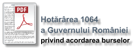 Hotărârea 1064  a Guvernului României privind acordarea burselor