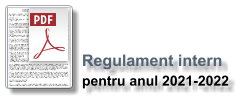 Regulament intern pentru anul 2021-2022