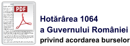 Hotărârea 1064  a Guvernului României privind acordarea burselor