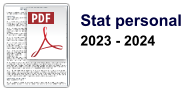 Stat personal  2023 - 2024